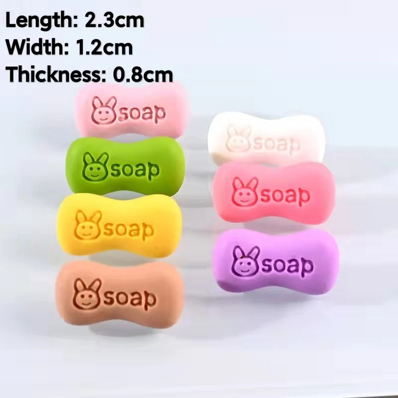 10pcs/Bag Soap Resin Décor Doll House Toy Miniature Decoration Miniature Items Imitation Games Toys for Kids Children Toys