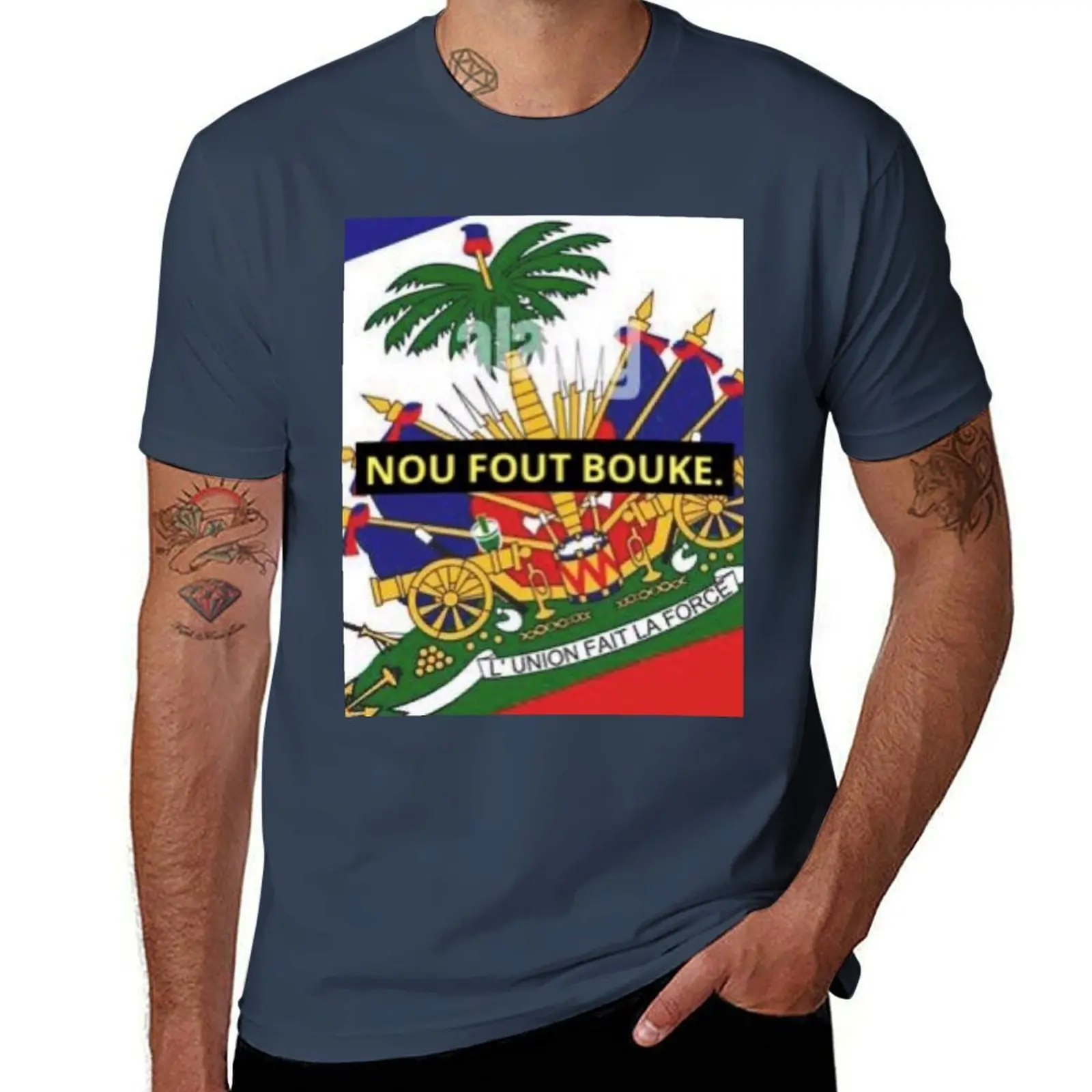 

Футболка We bouke, мужская футболка с принтами, футболка из плотного хлопка