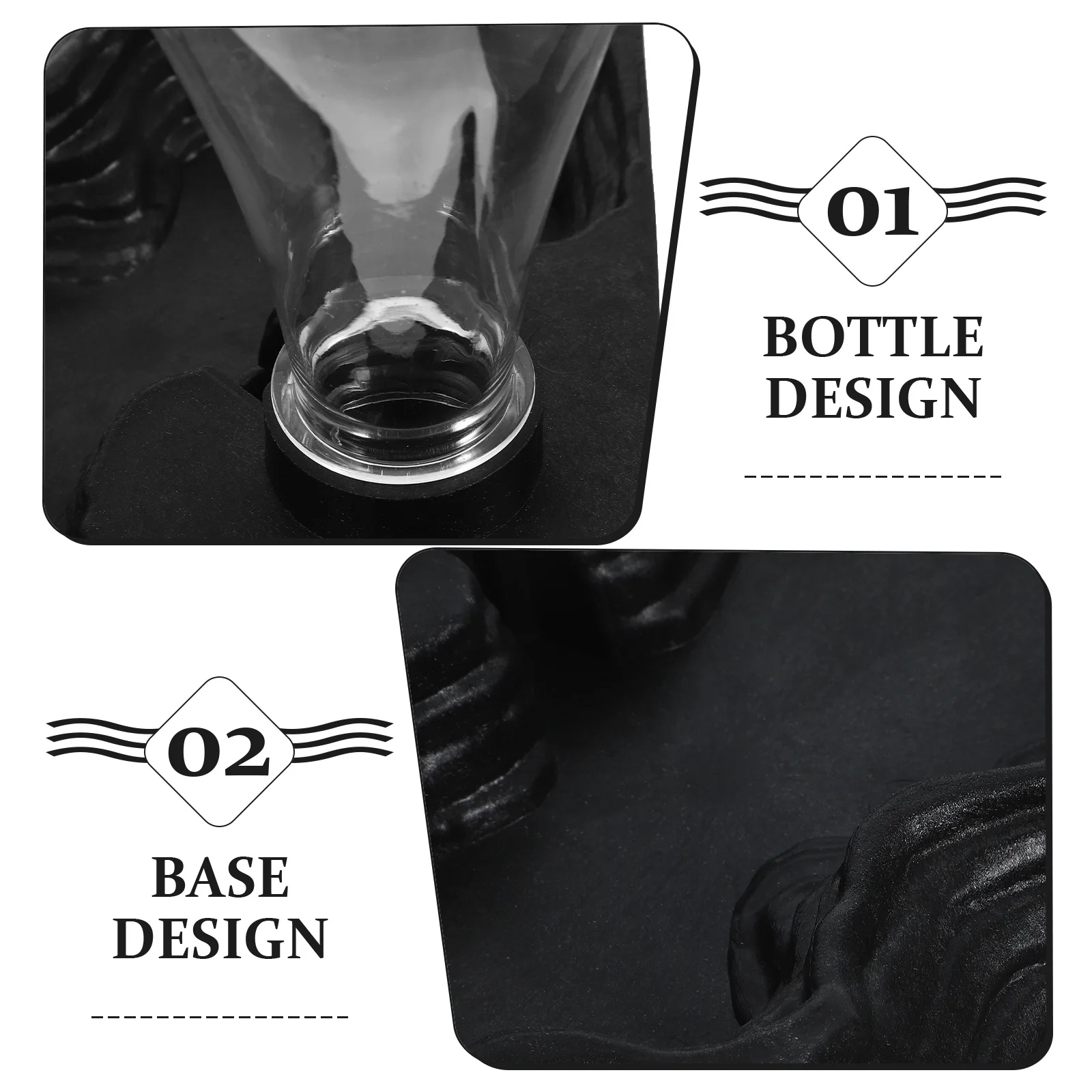 

Reptile Water Feeder Black Durable ABS Automatic Drinking Fountain for Tortoise Lizard Reptile Supplies Tortoise Water Feeder