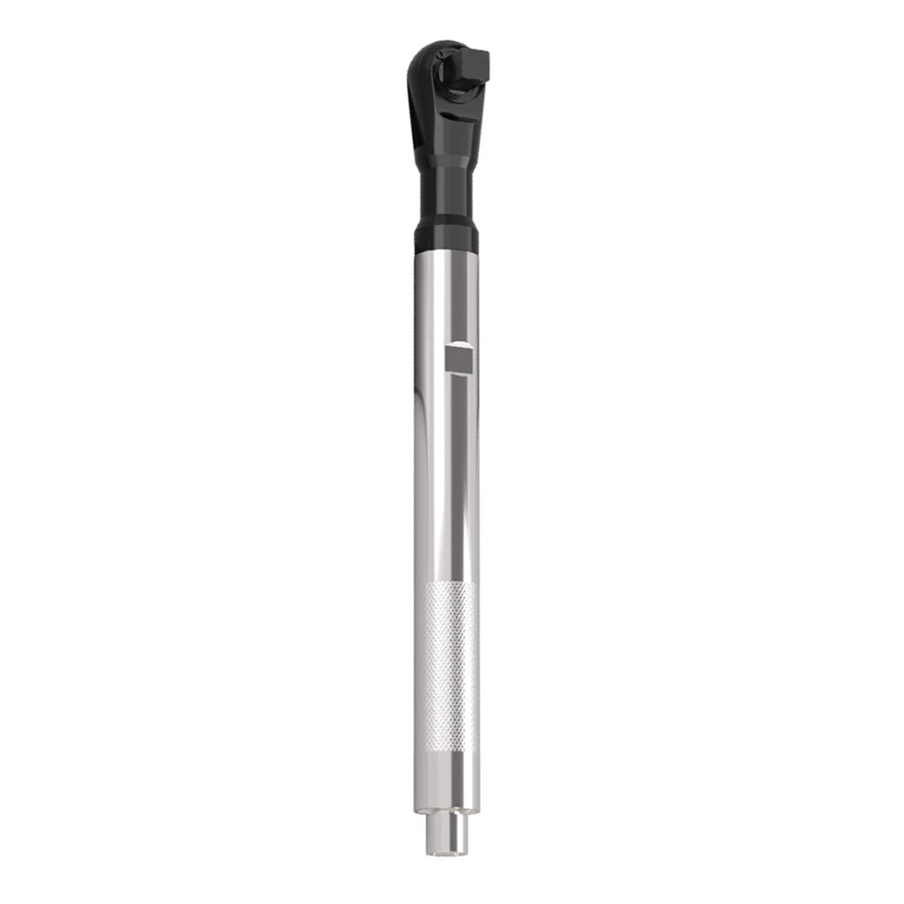 Automatic Ratchet Hand Wrench 37-74 Lb-ft Torque Narrow Neck Design 3-second Quick Change High Torque Wrench Extender Gray Black