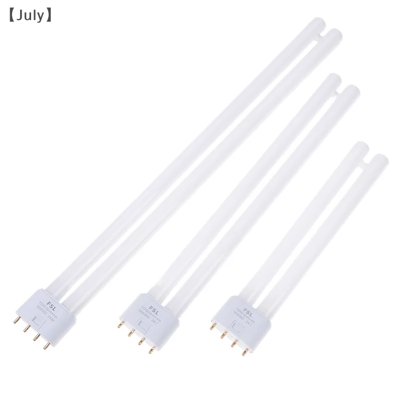 กรกฎาคมหลอดฟลูออเรสเซนต์ 18W 24W 36W หลอดประหยัดไฟ CFL 4 Pins Twin-Tube หลอดไฟประหยัดพลังงาน H หลอดสีขาว