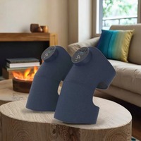Heating vibration knee pads with intelligent temperature-controlled electric knee massager for household hands and feet