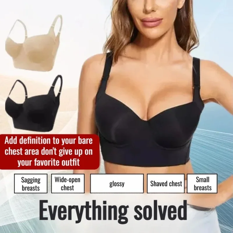 

✨HOT SALE✨[Not Empty Cup/3D Packaging] Hold Side Breasts And Sagging Three-Dimensional Lingerie Large Size Seamless Sexy