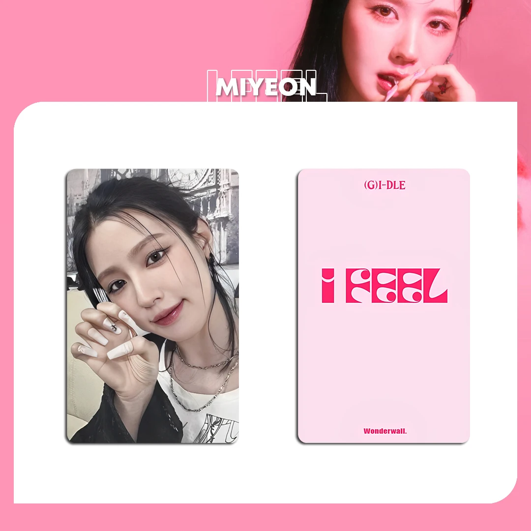 GIDLE Korean Girl Group WW Special Card Wonder Wall Fansign Event photoward YUQI periferiche Cards