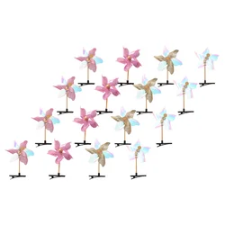 16 Pcs Hair Clips For Girls For Girls For Girls Windmill Hairpin Clips for Little Girls Flowers Barrettes Accessories Child