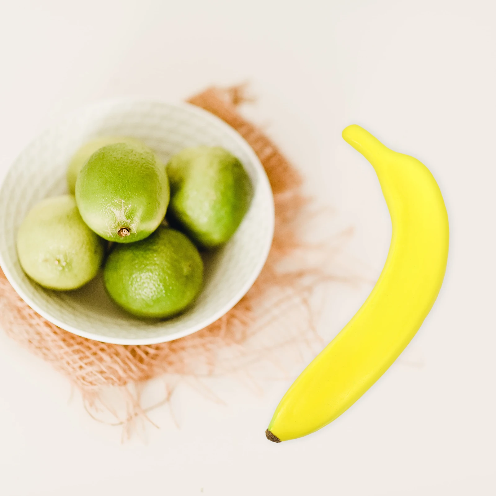 

Simulated Banana Decoration Artificial Fruits for Display Props Fake Lifelike Realistic