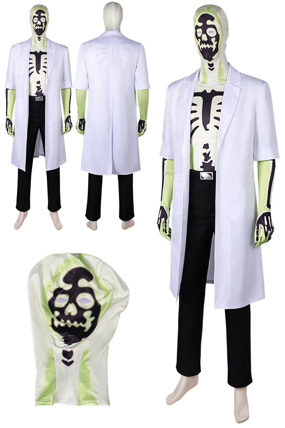 Fancy Dr. Phosphorous Cosplay For Men Mask Clothing Cartoon TV Biological Commando Super Villain Costume Adult Man Outfits