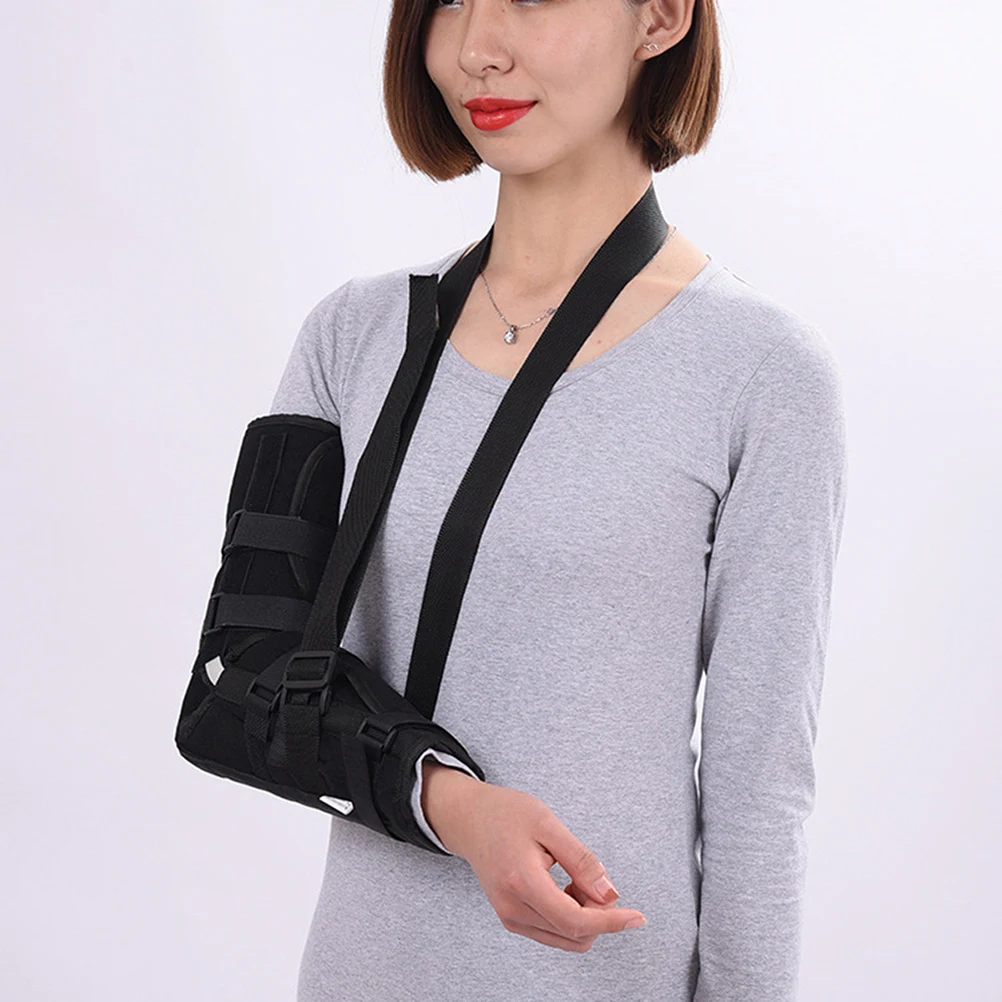 

1pc Joint Immobilizer Adjustable Elbow Brace Splint Support For Post-Surgery Recovery Elbow Fixation Belt Protector Sleeve