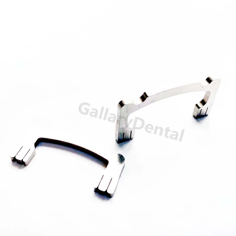 1Pair Dental Resin Polishing Strip Holder Autoclavable Metal Tool For Low/High Crown With Small Box