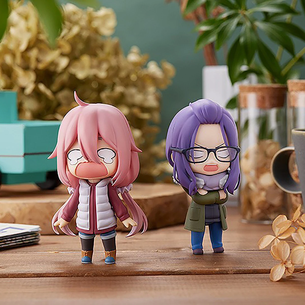 ในสต็อก Original Max Factory Action/ตุ๊กตา Nendoroid ( # 1778) Yurucamp Kagamihara Sakura อะนิเมะ Figre โมเดลตกแต่ง Kawaii