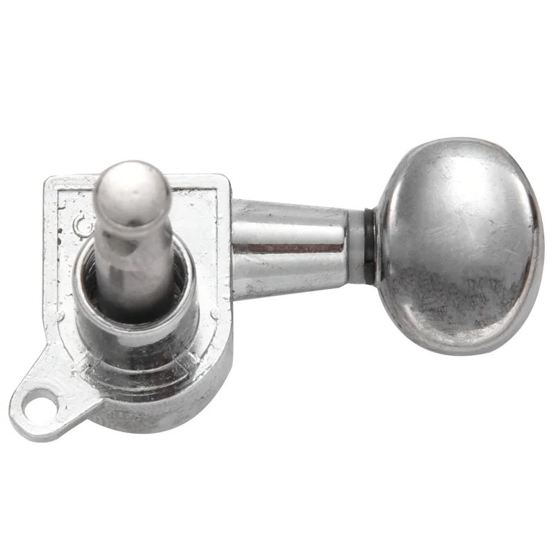 

Dropship-5X Fleur Tuning Pegs / Strings For Stratocaster / Tele / Acoustic Guitar 6L Silver
