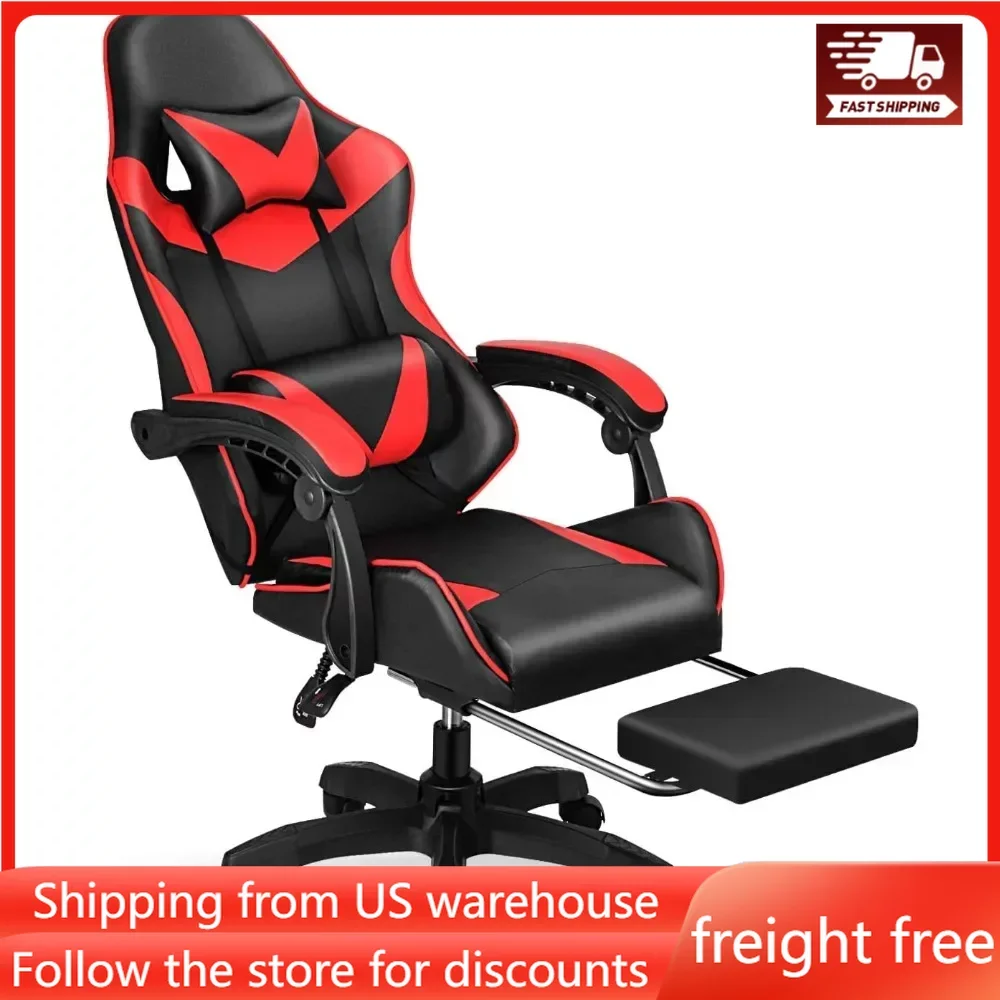 

Gaming Chair Office Chairs Backrest and Seat Height Adjustable Swivel Recliner Racing Office Computer Ergonomic Video Game Chair