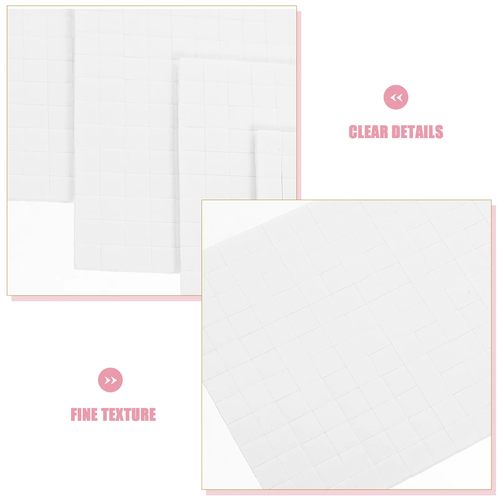 

5 Sheets Foam Dots Squares Double Sided Foam Mounts for Craft Projects Scrapbook Art Supplies Card Making Supplies