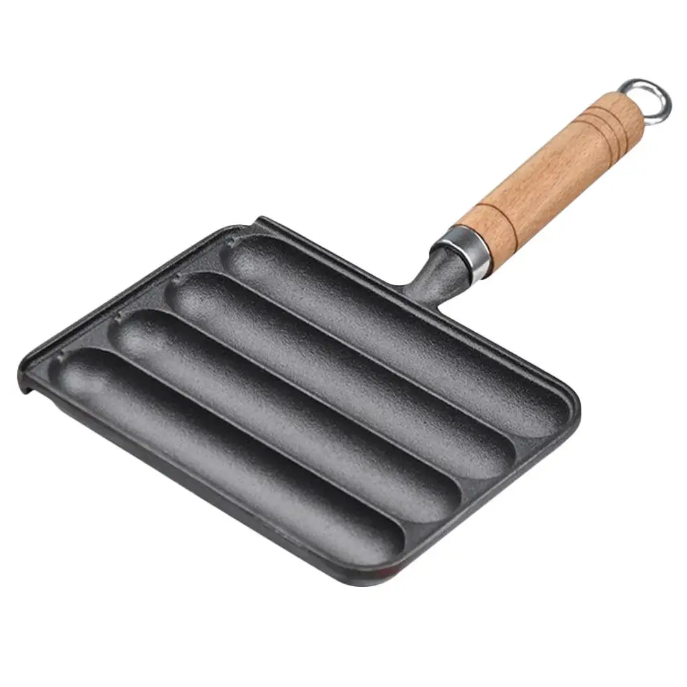 Non-Stick Wooden Hot Dog Sausage Mold for Baking, Steaming, BBQ – Easy Release & Shape Retention