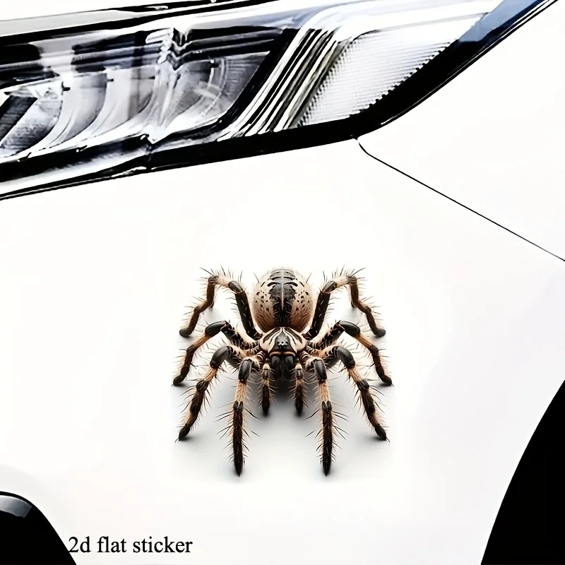 

15.24cm/6inch Tarantula Spider Vinyl Sticker Adhesive Large Decal for Cars Motorcycles Laptops Walls Glossy Removable No Residue