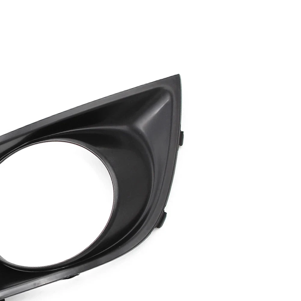 Front Fog Lamp Cover Car Light Accessory Black Fog Light Cover Easy Installation Quick Installation Pair Included
