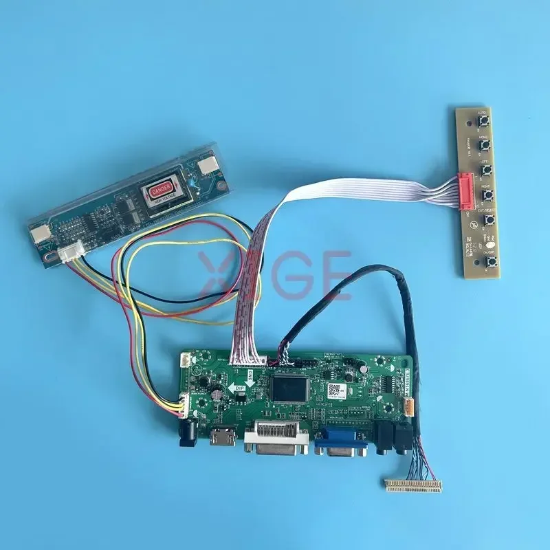

LCD Driver Controller Board Fit HT156WX1 M156B1 M156XW01 TMS156WX1 Monitor VGA DVI Kit 30Pin LVDS 2CCFL HDMI-Compatible 1366*768