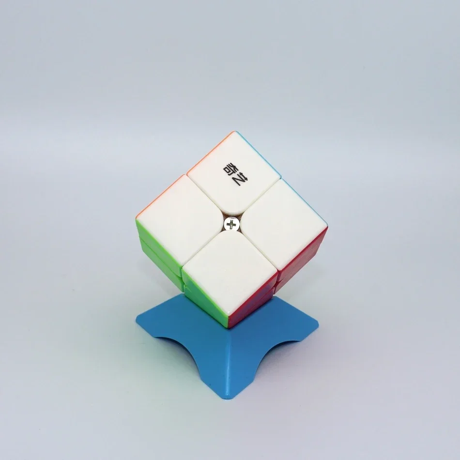 [Picube] QiYi 2x2 QiDi Cubo Magico Senza Adesivo Cubo Tascabile Velocità QiDi S2 2x2x2 Cubo Puzzle Nero Giocattoli Educativi per I Bambini