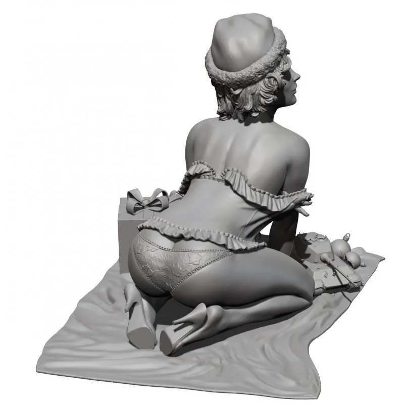 Figurine modèle GK en résine 75mm, kit non assemblé et non peint