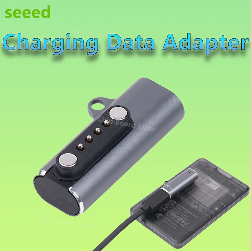 adaptador-de-dados-para-carregamento-para-sensecap-tracker-t1000-e-magnetico-762mm-4-pinos-pogo-pin-para-conector-tipo-c