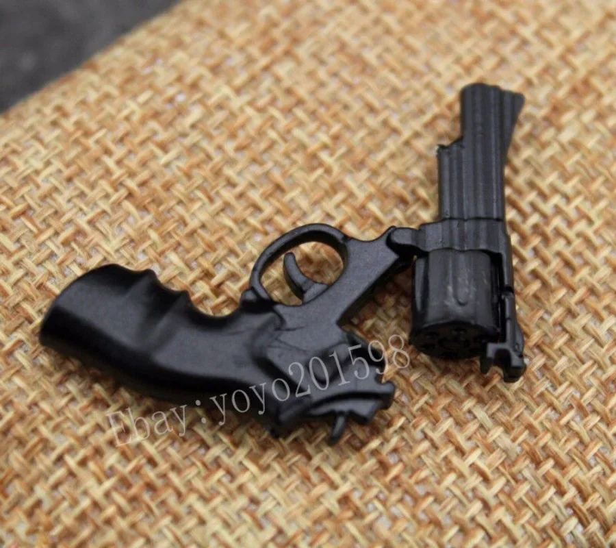 1/6 Scale Black Revolver  Model for 12\