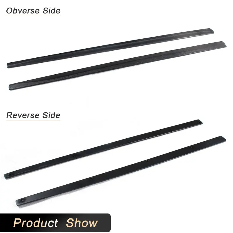 Carbon Fiber Side Skirts Extensions for BMW 4 Series F32 F33 F36 M Sport 2014-2017 Car Side Door Bumper Apron Lip Body Kits ABS