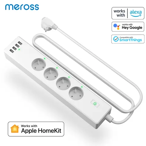 WiFi Smart Power Strip with USB meross