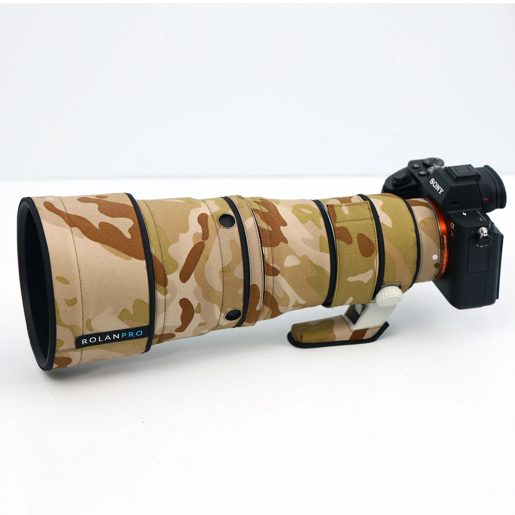 ROLANPRO Wasserdichter Objektivschutz für Sony FE 600mm F6.3 GM OSS Camo Regenschutz Schutzhülle SEL600F63GM Etui 600F6.3GM Stoff – Detail 32
