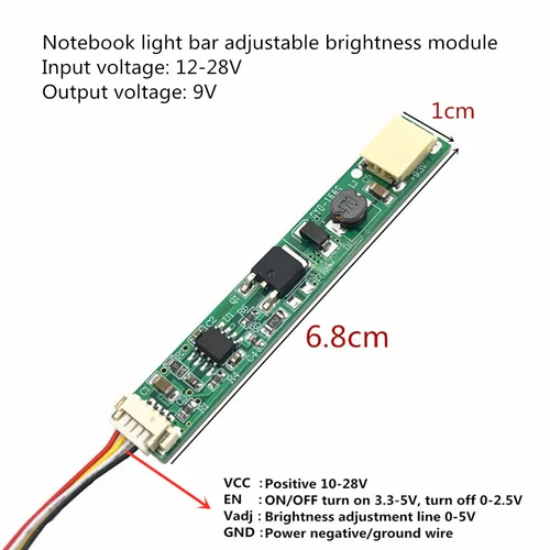 Imagen 2 del producto Portátil LCD 12,1 14,1 15,1 15,4 17,1 18,5 pulgadas barra de luz LED universal modificada tira de retroiluminación LED LCD retroadaptación general