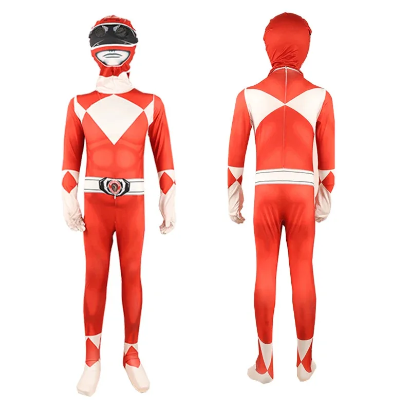 Kids Adult Power Samurai Sentai Shinkenger Rangers Superhero Costume Cosplay  Birthday Party Zentai Suit Jumpsuit mask