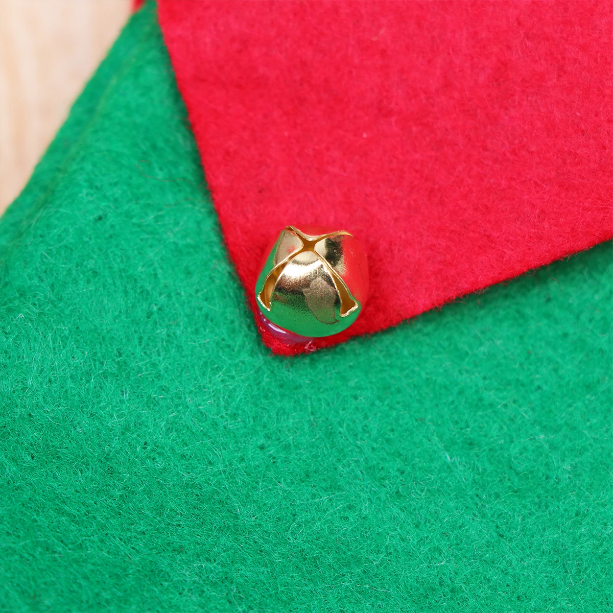 Zapatos de elfo de Navidad rojo y verde con campanas para mujer, accesorios festivos para disfraz de fiesta, regalos de vacaciones, accesorios para zapatos