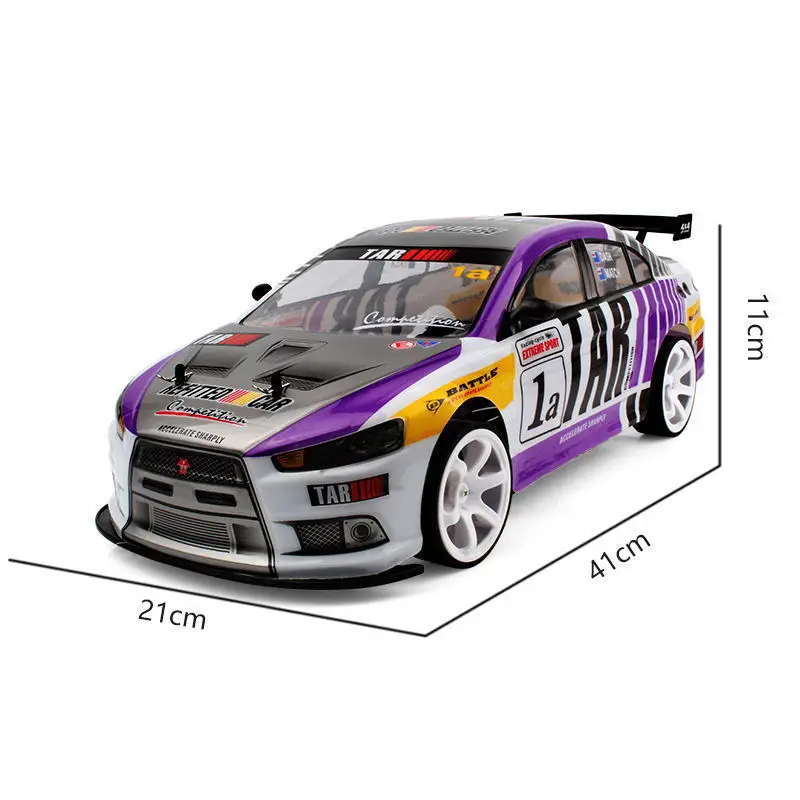 1:10 2.4g 4wd 70 km/h Rc Drift Car Ruote alla deriva Anti-collisione Off-Road Auto ad alta velocità Off Road Race Car Giocattoli per bambini