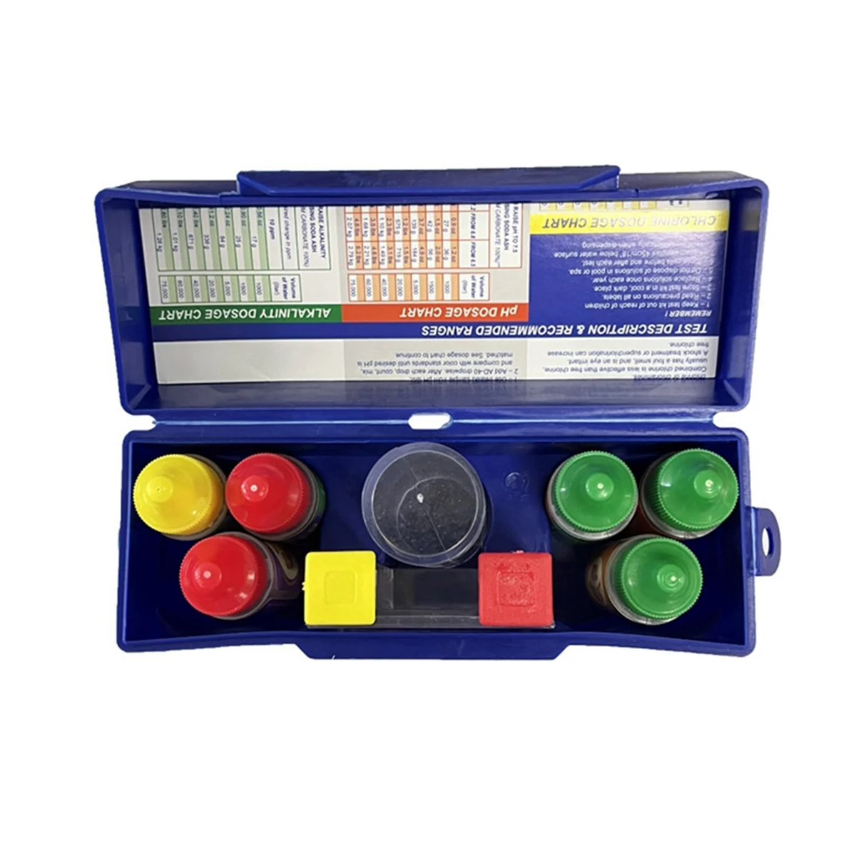 5-Way Test Kit 5-Way Test Kit for Pool & SPA Acid Demand Chlorine Total Alkalinity Bromine PH Water Quality Tester Set