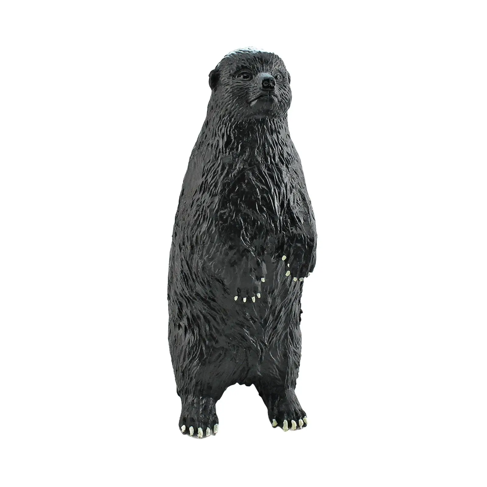 Honey Badger Figurine Garden Decor Wildlife Animal Statue Standing Badger Statue for Party Favors Teaching Aids