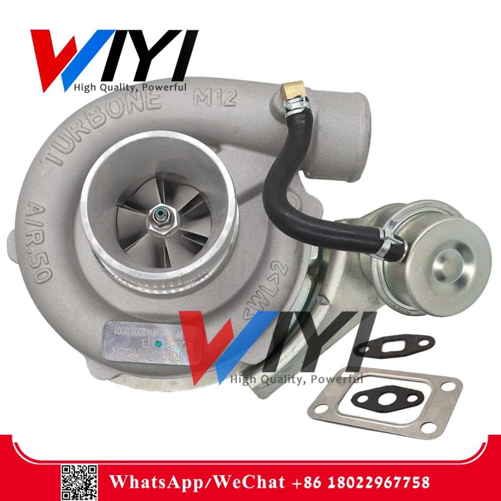 NEW Turbocharger For 1.5L to 2.5L any 4/6 cylinder engine T3 T4 4 Oil Cooled Universal