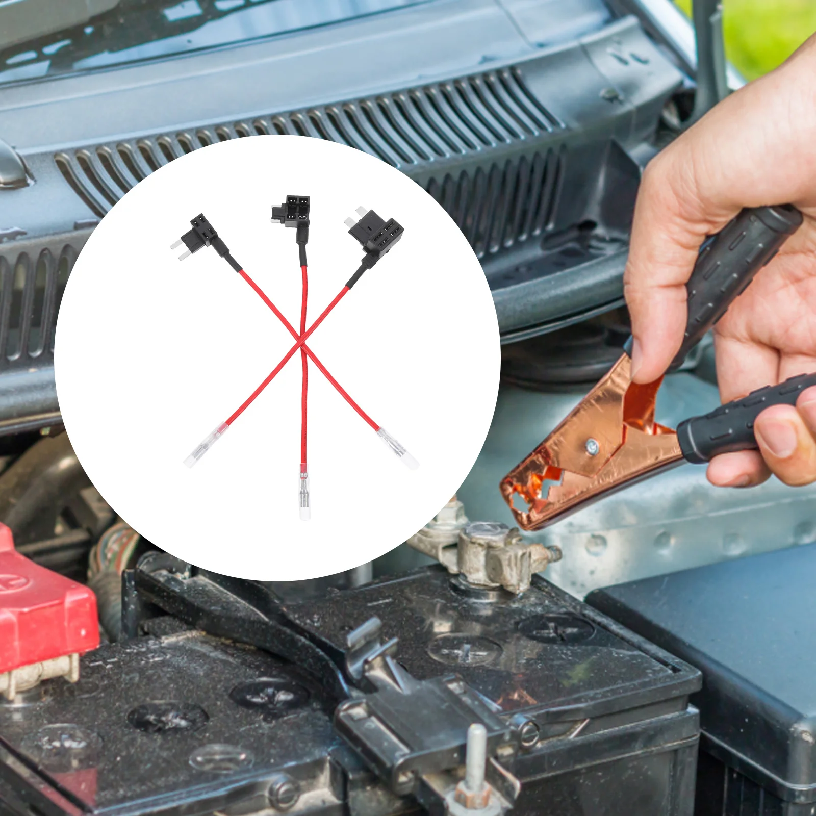 

6pcs In Line Fuse Holder 16Awg 10A Car Power Protector For Vehicle Electrical System Circuit Protection Automotive Fuse Kit