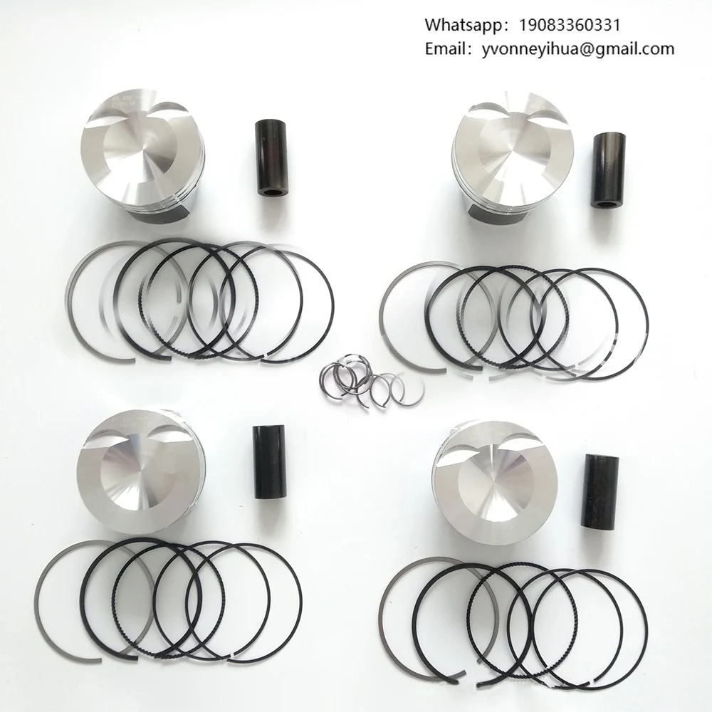 

4Pcs Piston Ring Set For Volkswagen Golf EOS CC For Audi A3 A4 Q5 EA888 2.0T 06H107065DM