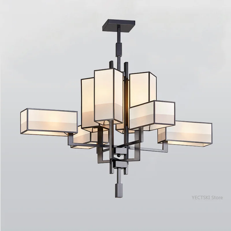 

New Chinese style modern minimalist dining room, bedroom, study, sales office, hotel lobby, villa, club, pendant light