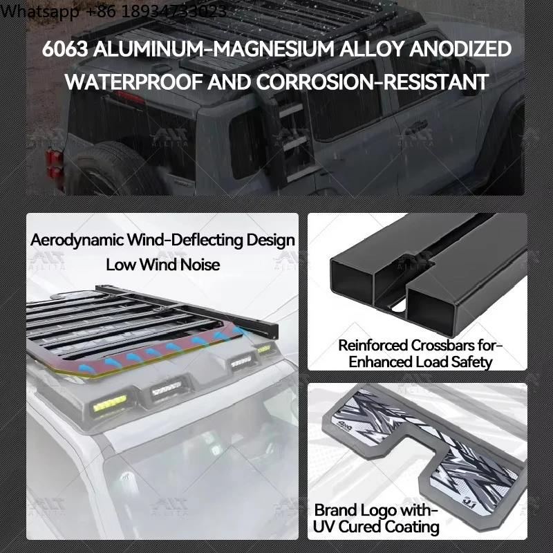 

Хит продаж: Аксессуары для внедорожников 4x4 — багажник на крышу, боковая лестница, боковой ящик для хранения для Tank 300