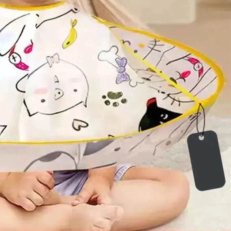 Capa de Corte de Pelo para Niños con Diseño de Paraguas, Impermeable, Delantal de Peluquería, Bata de Barbero, Herramientas de Corte de Pelo para Niños