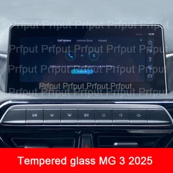 Tempered glass screen protector For MG 3 2025 10.25 inch Navigation LCD screen protective film Anti-scratch Accessories sticker