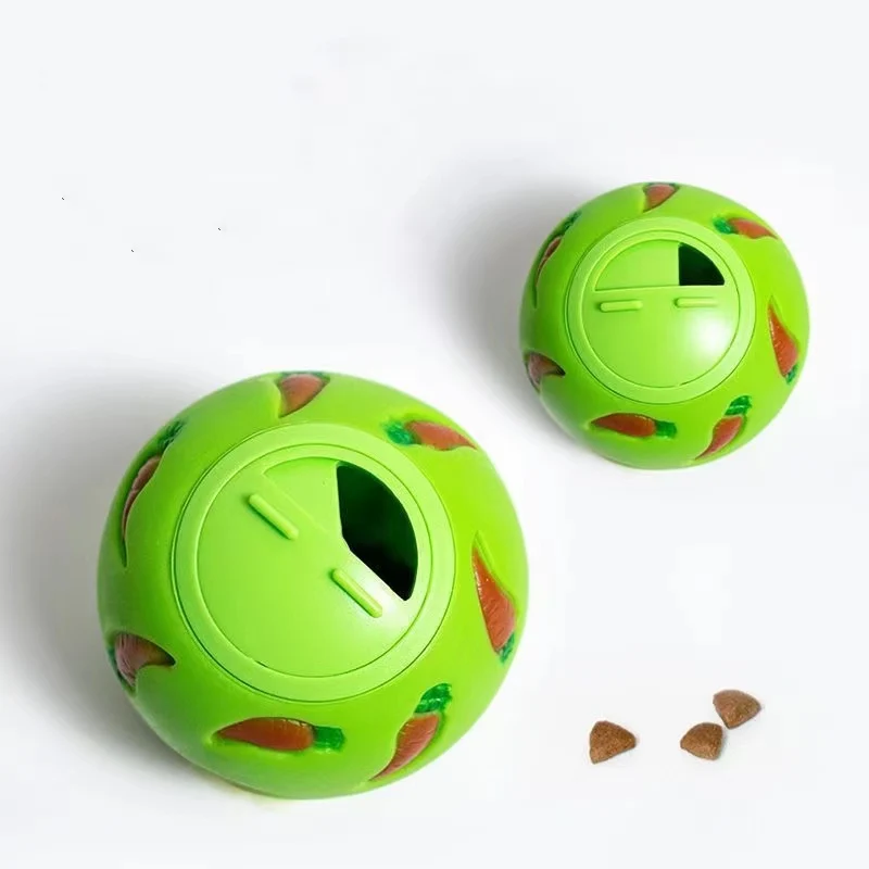 Rabbit Treat Ball Pet Slow Feeder Interactive Bunny Toy Snack Toy Ball Bite Resistant Feeding Toys Ferret Kitty Guinea Pig Cat