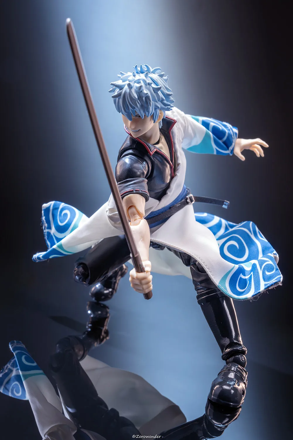 【Only Clothes】shf 1/12 Japanese Anime GINTAMA Sakata Gintoki Single Sleeve Robe Clothes for 6-inch Action Figure Model Toys view 6