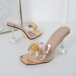 Summer Shoes Women Pumps Fashion Ladies Party Shoes Crystal Shoes Brand Woman High Heels 9cm Super Plus Size 42 43 44 45 46