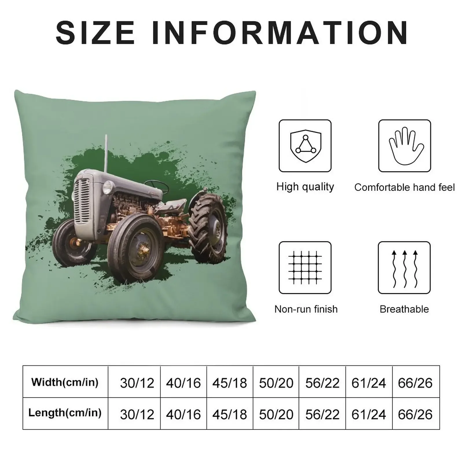 Ferguson 35 Tractor Throw Pillow Luxury Living Room Decorative Cushions Cushions For Children Pillow Cases pillow