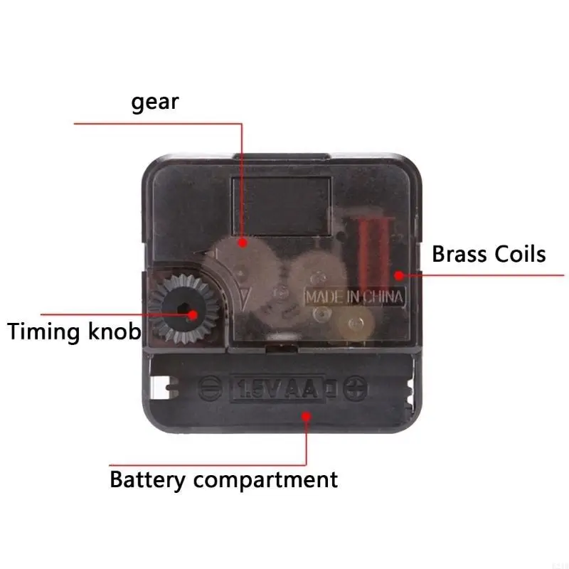Customizable Clock Motor Movement Mechanism Kits with Hands Set for Wall Clock Repair Parts Replacement Accessories 