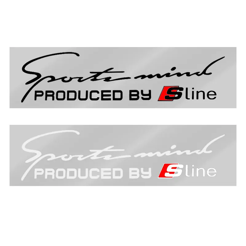Sport Style Car Body Sticker Waterproof Auto Window Decal Emblem For Audi Q7 Q3 Q5L S4 S5 S6 S7 S8 A6 A3 A4 A7 A5 RS3 RS4 view 2