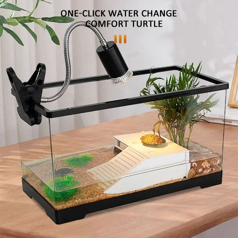 Acrylic Ecological Tank Turtle Climbing Platform Ecological Breeding Box Fish Detachable Water Circulation Multi-purpose Pet