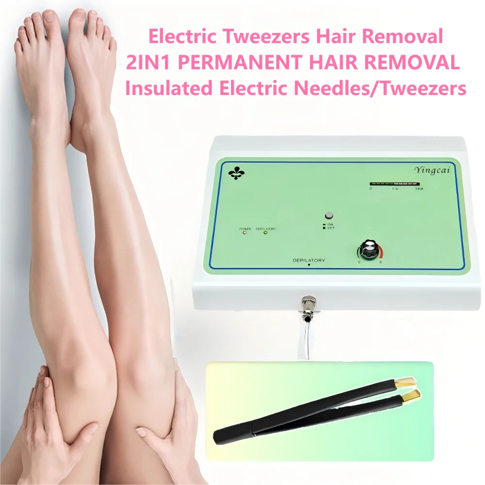 

High Quality Metal Electric Tweezer Hair Removal Device Electrolysis for Permanent Hair Removal Machine for Salon Skin Clinic
