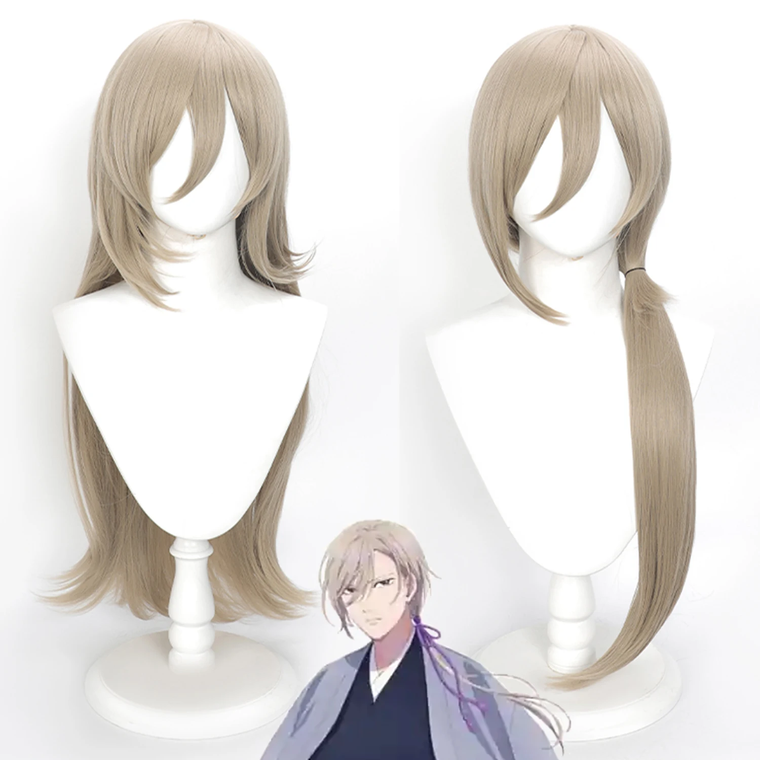

Cosplay Wig My Happy Marriage Anime Wig Kudō Kiyoka Synthetic Cosplay Wig Long Male Anime Game Role-Play Wig with Wigcap